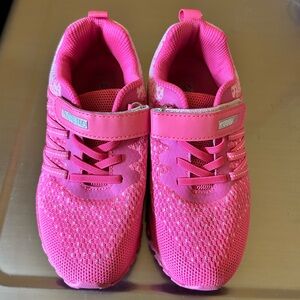 KUBUA Kids Bright Pink Sneakers